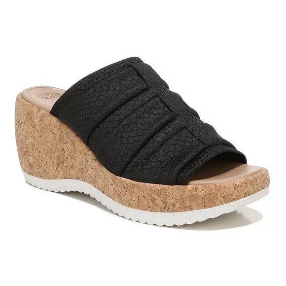 Dr. Scholl's Shoes - Dr. Scholl's Praise Up Women's Wedge Sandals black sz 6 SH210